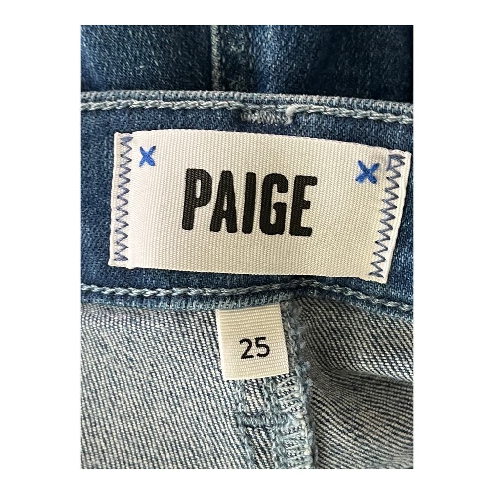 Paige Jeans Hoxton Ripped High Waist ankle slim size 25 - Picture 4 of 4